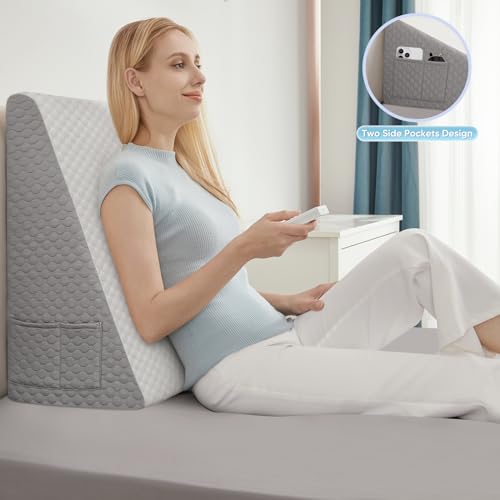 Forias 12 Inch Bed Wedge Pillow