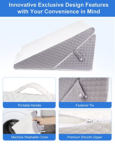 Forias Adjustable 9 &12 Inch Wedge Pillows
