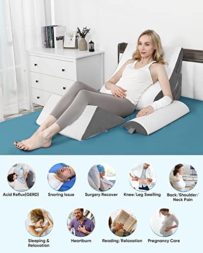 Forias 4pcs Orthopedic Wedge Pillow Set