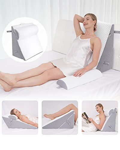 Forias Folding 9 &12 Inch Wedge Pillow with Head Pillow