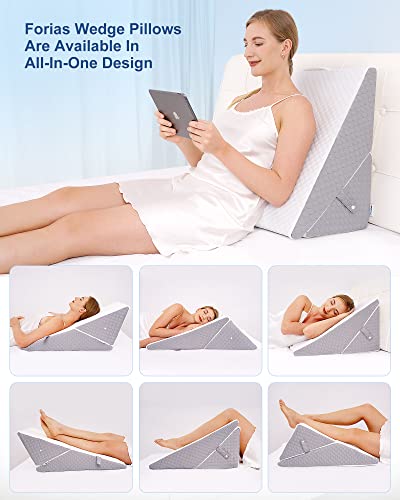 Forias Adjustable 9 &12 Inch Wedge Pillows