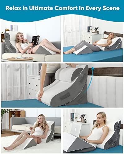Forias 4pcs Orthopedic Wedge Pillow Set