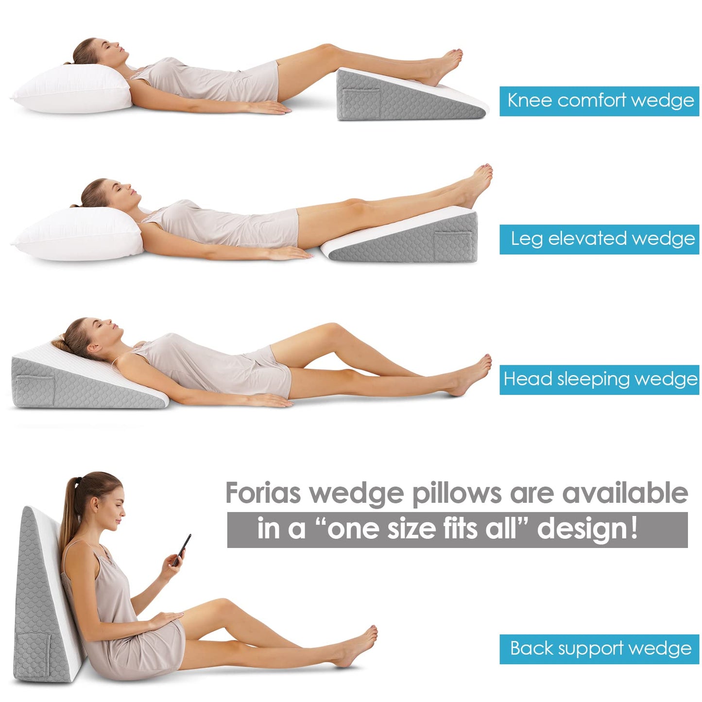 Forias 7.5" Wedge Pillow